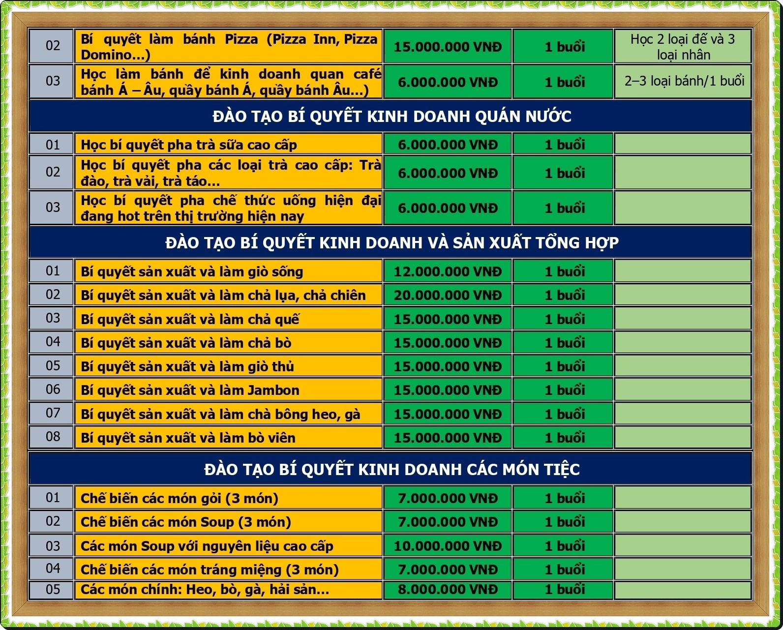 HOC PHI CAC KHOA DAO TAO 2025_page-0009